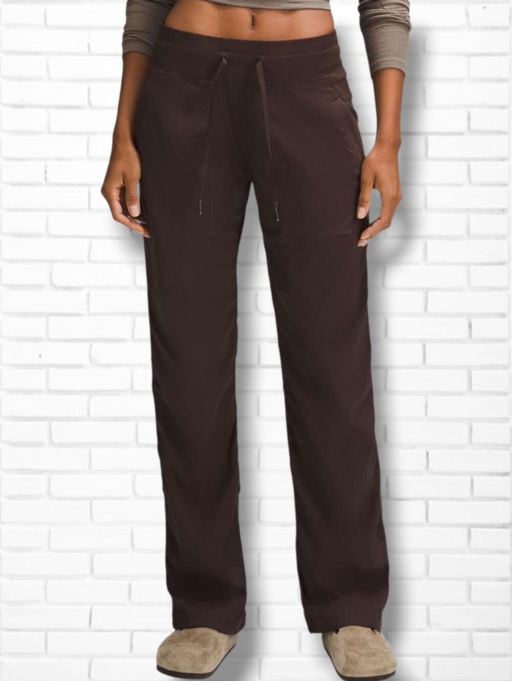 Lululemon Dance Studio Mid-Rise Pant *Regular In Espresso Size 14